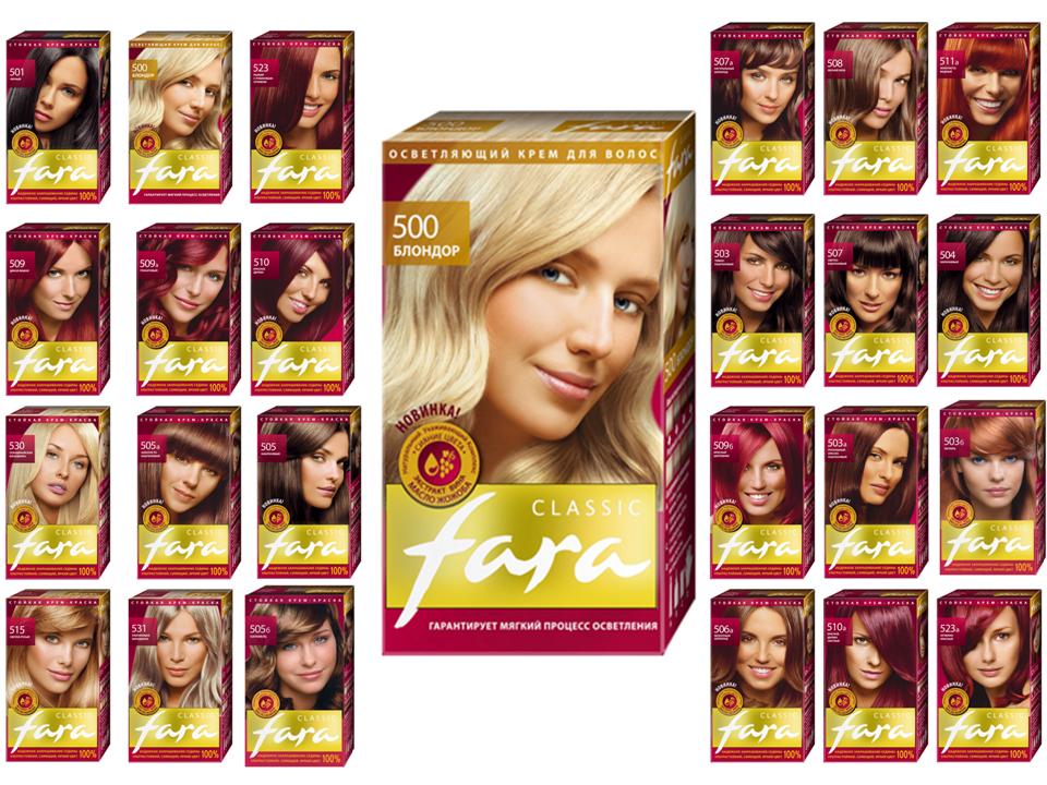 Крем-краска для волос Fara Natural Colors 300мл 328 гранат Россия